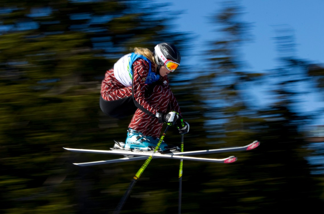 Freestyle Skier mid-air