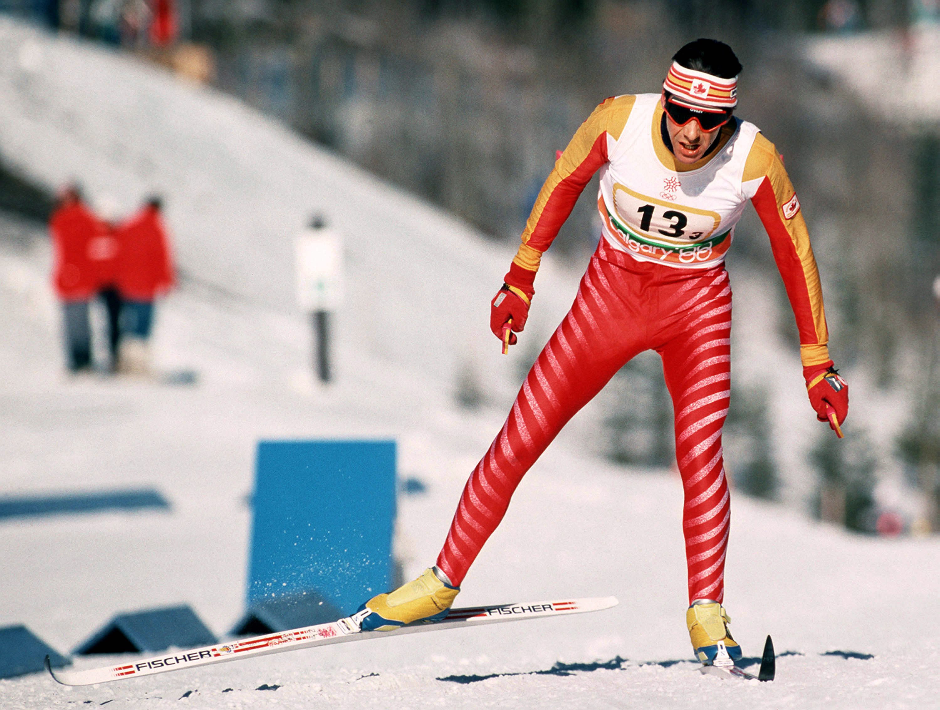 Harvey racing in cross country skiing 