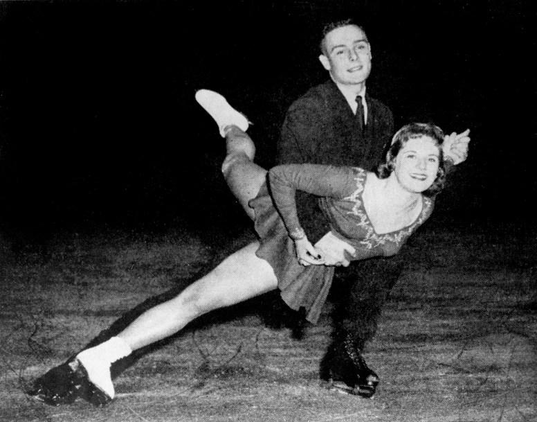 Canada's Barbara Wagner and Robert Paul compete in the pairs figure skating event at the Squaw Valley 1960 Olympic Winter Games. (CP Photo/COC)