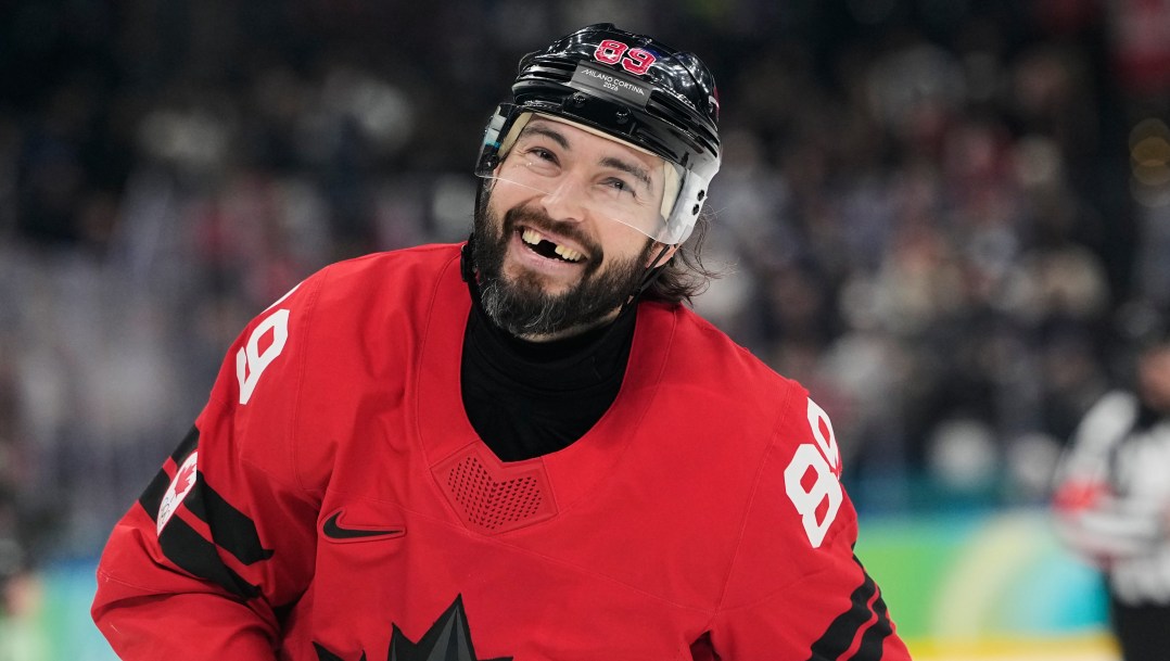 Drew Doughty smiles.