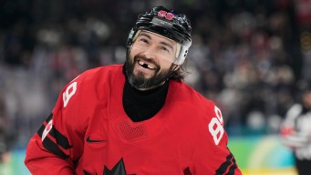 Drew Doughty smiles.