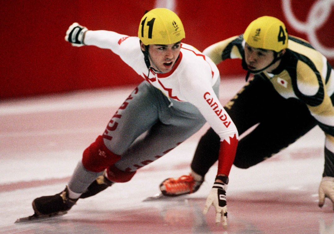 Frederic Blackburn speed skating