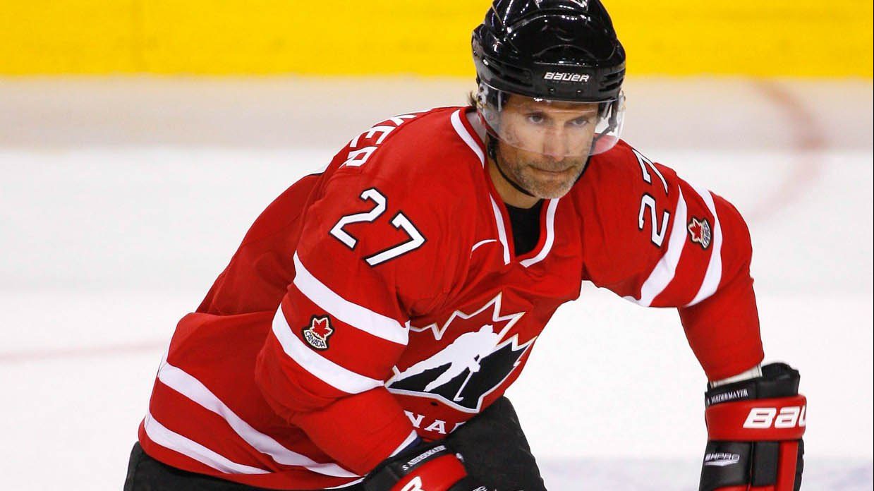 Scott Niedermayer of Team Canada during the match between HC Sparta News  Photo - Getty Images