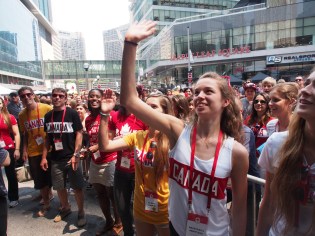 Canadian Olympic Team Block Party