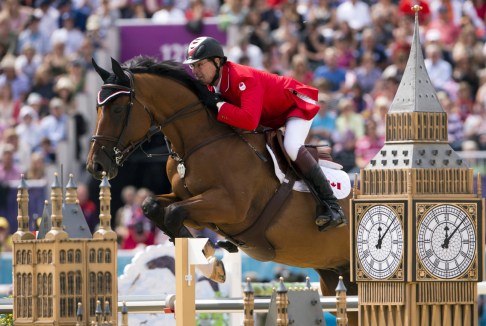 Ian Millar competes in his 10th Olympic Games at London 2012 (CP Photo by Ryan Remiorz)