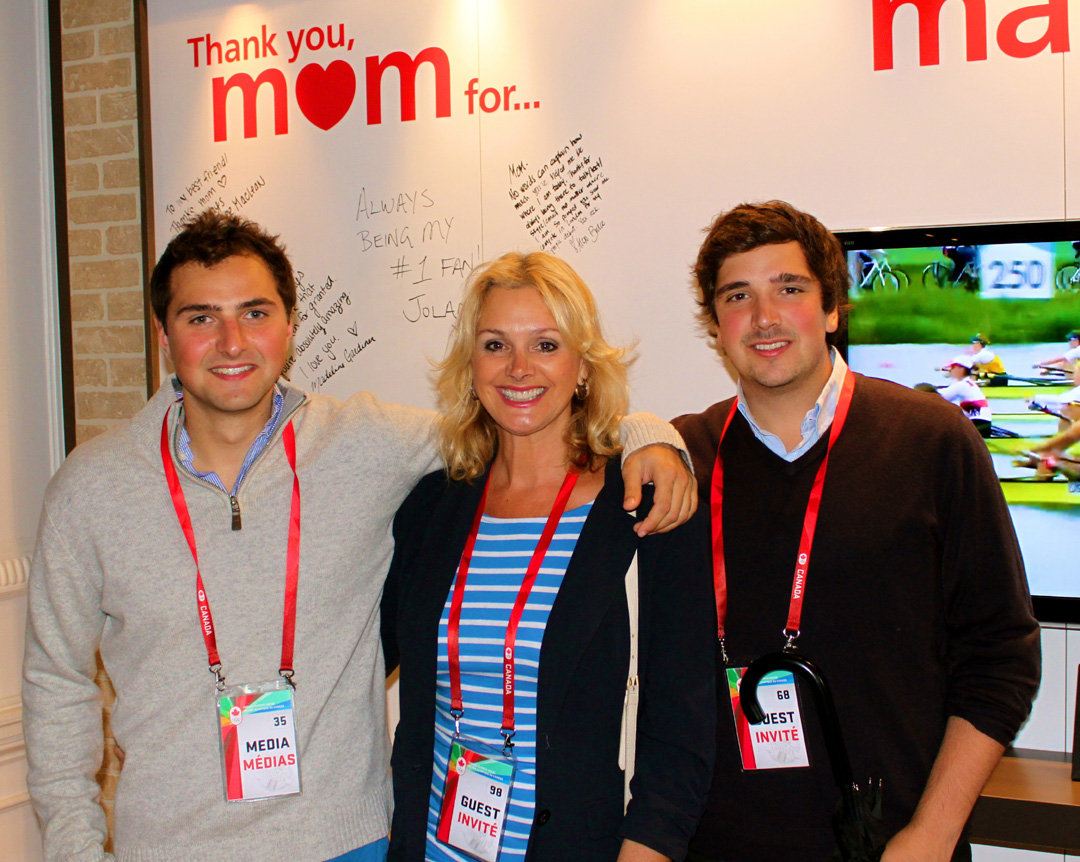 Debbie Travis tells Olympians ‘Enjoy It!’ Team Canada Official