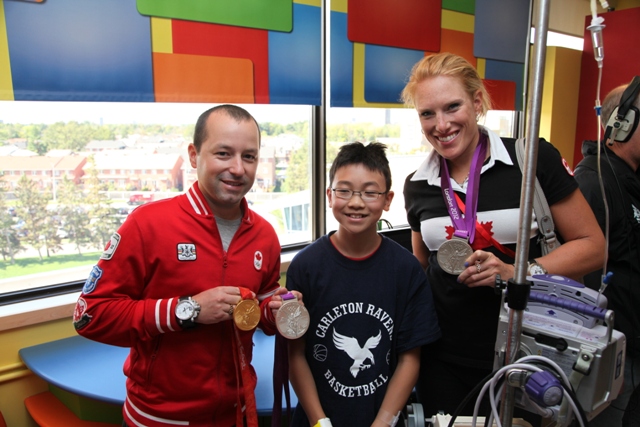 Guloien and Price at CHEO