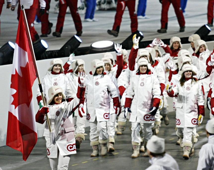 Team Canada Turin 2006 Opening Ceremony