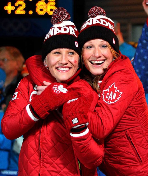 Kaillie Humphries & Heather Moyse Photo: CP Images
