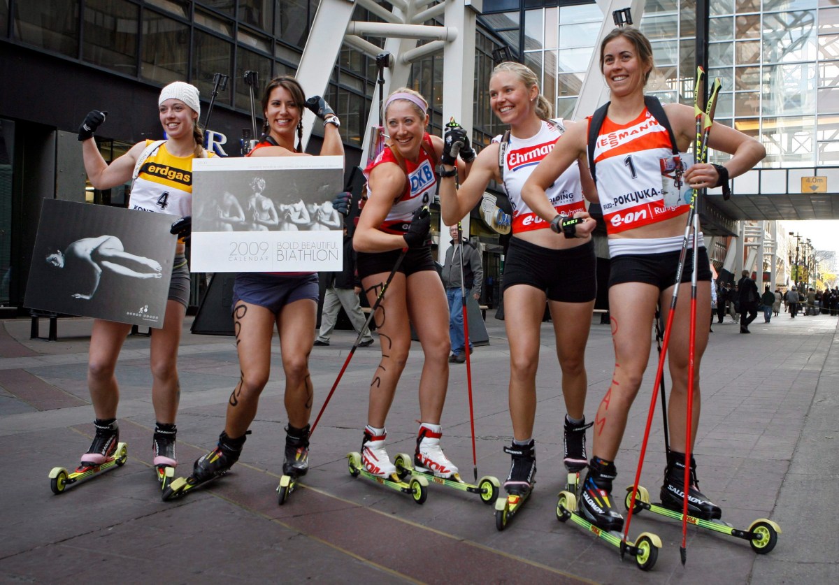 Canadian Olympic Team biathlon nude calendar Team Canada Official