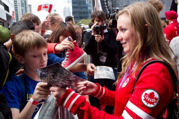 Rosie MacLennan was Canada's only gold medal winner at London 2012.