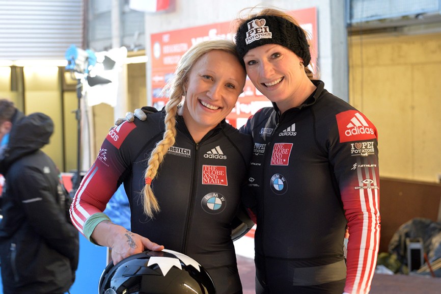 Kaillie Humphries ,Heather Moyse Kaillie Humphries ,Heather Moyse