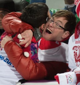 Freestyle Skiing Moguls Bilodeau and brother Frederic