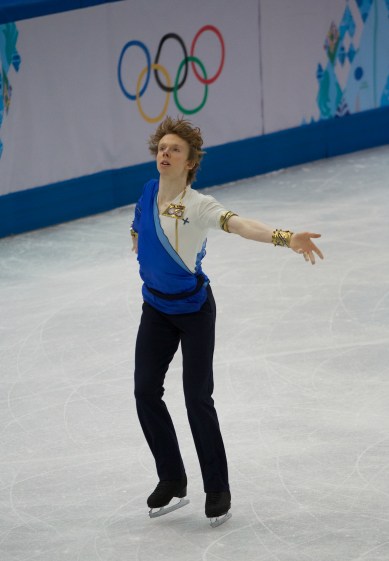 Kevin Reynolds competing in Figure Skating - Mens Long Program
