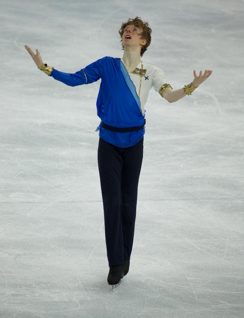 Kevin Reynolds during his team event performance.