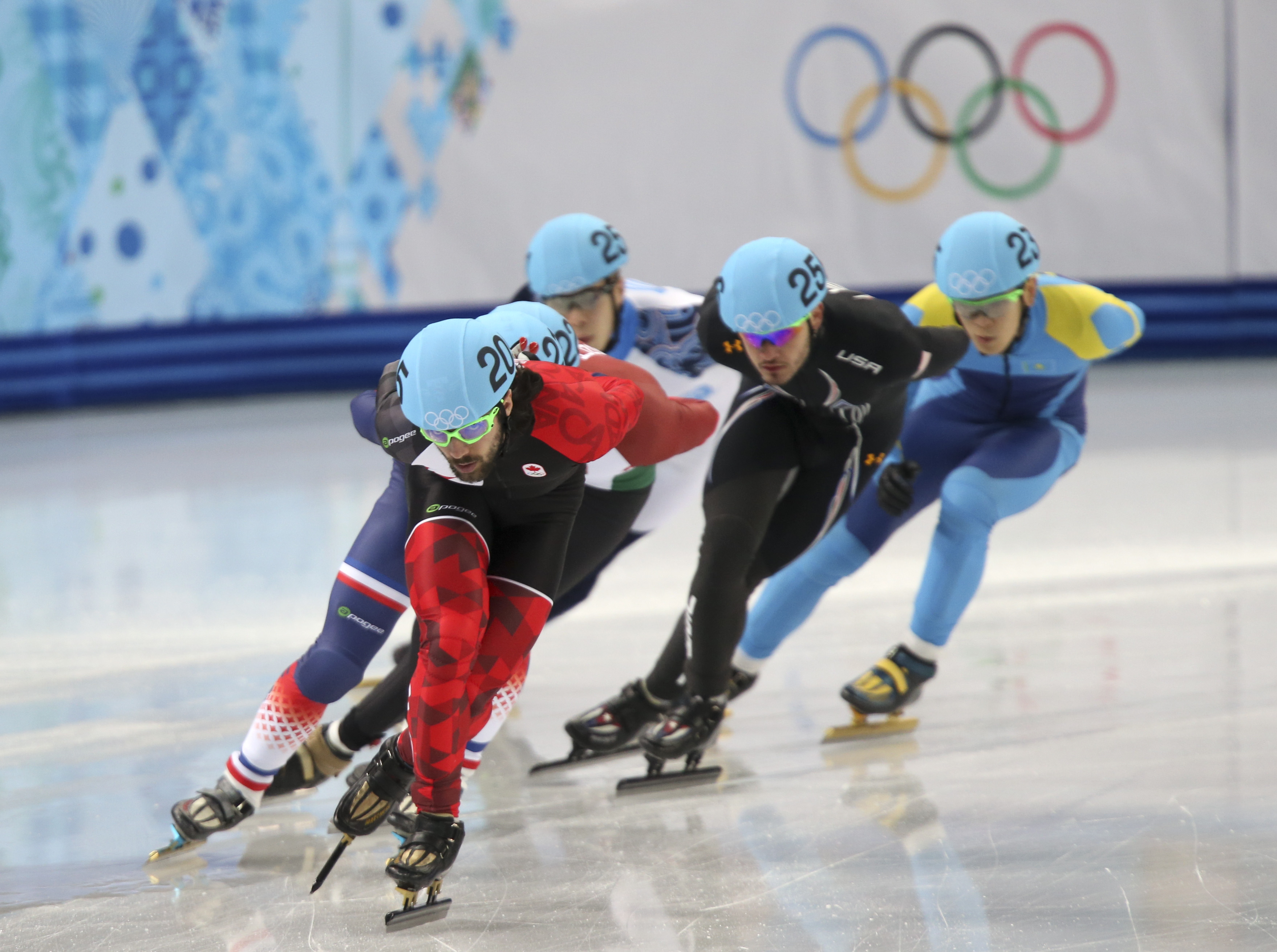 Men’s 1500m Short Track Speed Skating Team Canada Official Olympic
