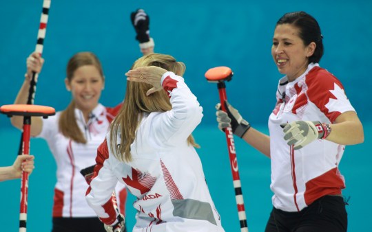 Canada vs Sweden gold medal curling match