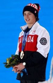 McMorris receives his bronze medal