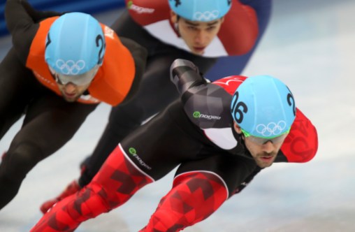 Men's 1500m Short Track Speed Skating François Hamelin