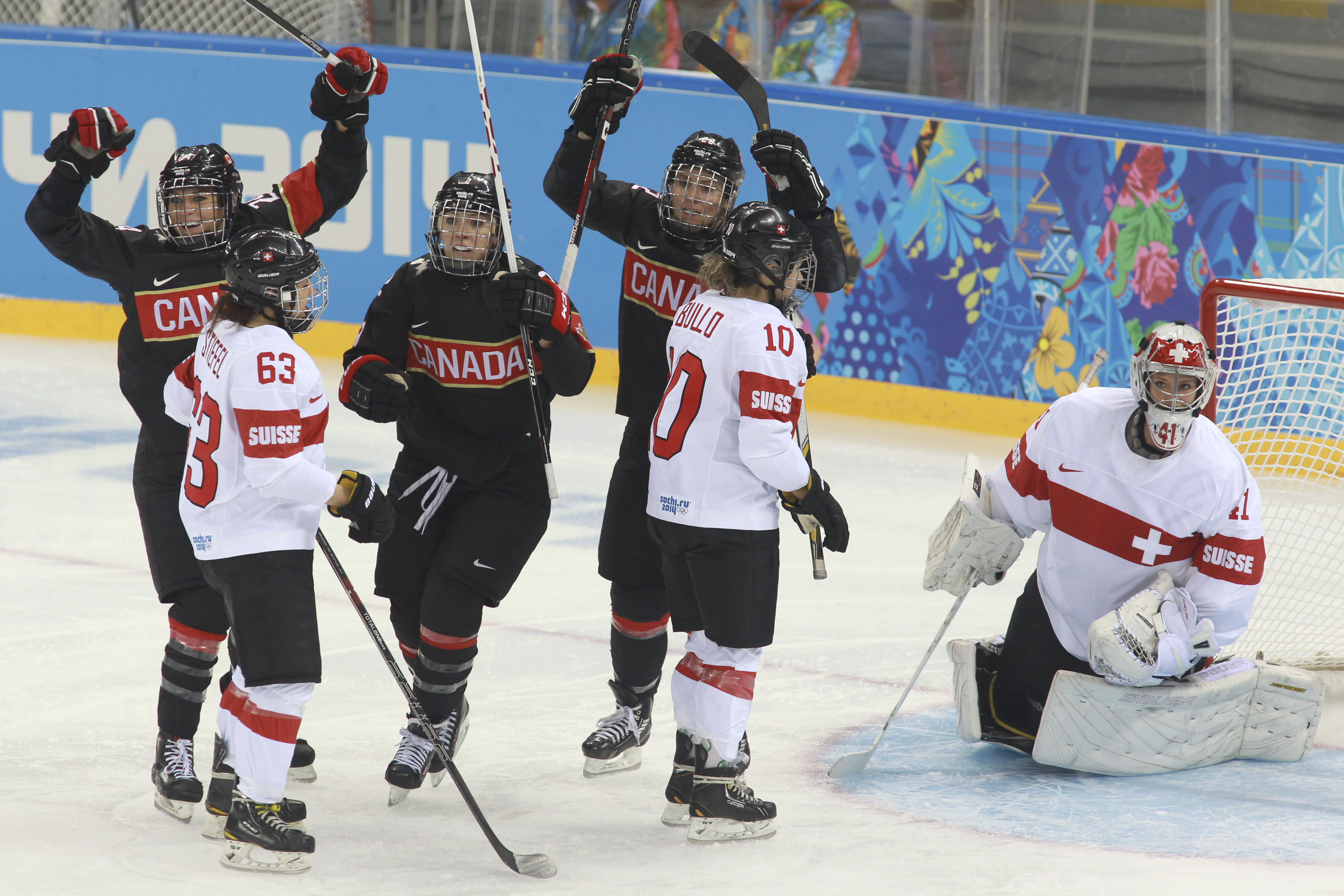 Women’s Hockey Team Canada vs. Switzerland Team Canada Official