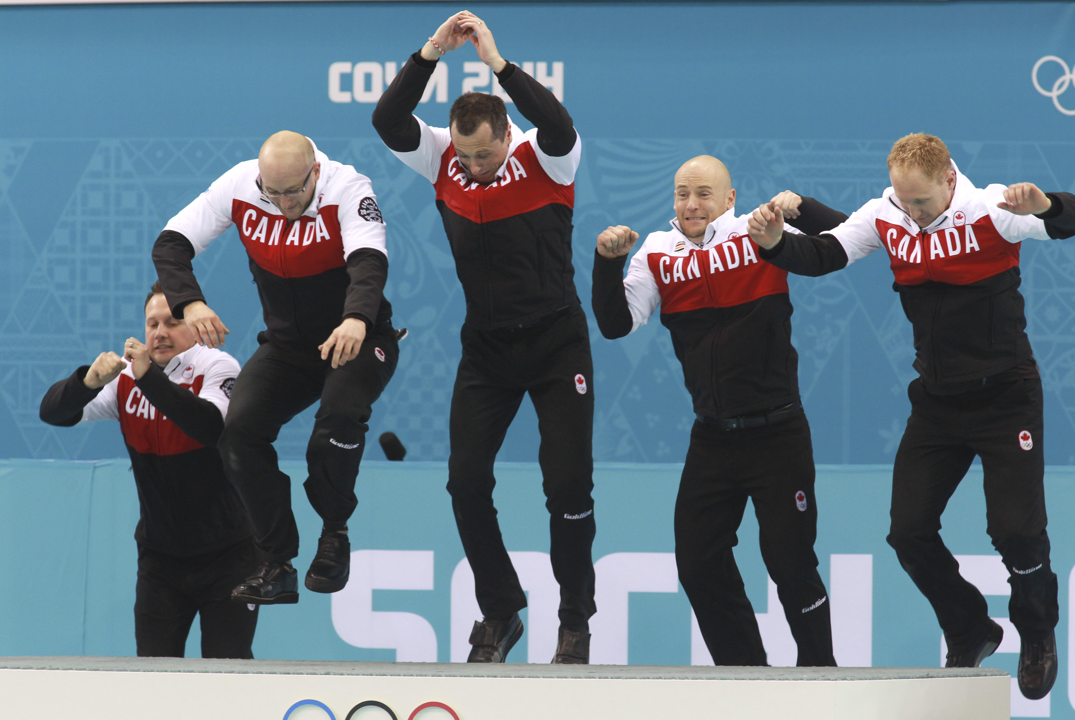 Team Canada on the podium
