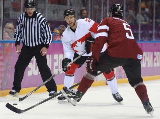 Canada vs Latvia men's hockey
