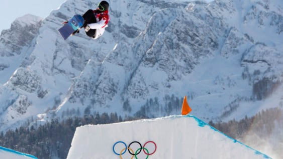 Maxence Parrot Maxence Parrot competing at Sochi 2014 (Photo: CP)