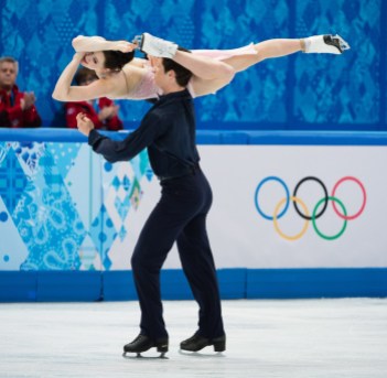 Ice Dance - Free Dance Tessa and Scott during a routine