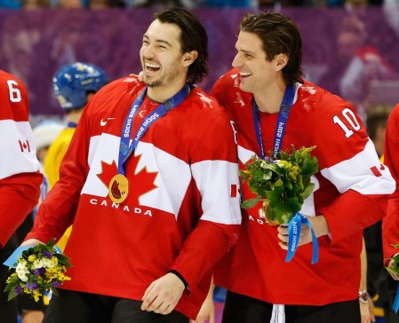 Team Canada athletes smiling