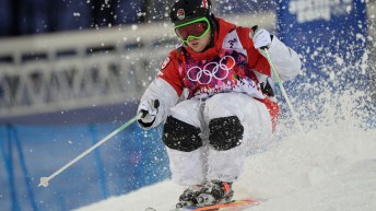 Alex Bilodeau skiing moguls