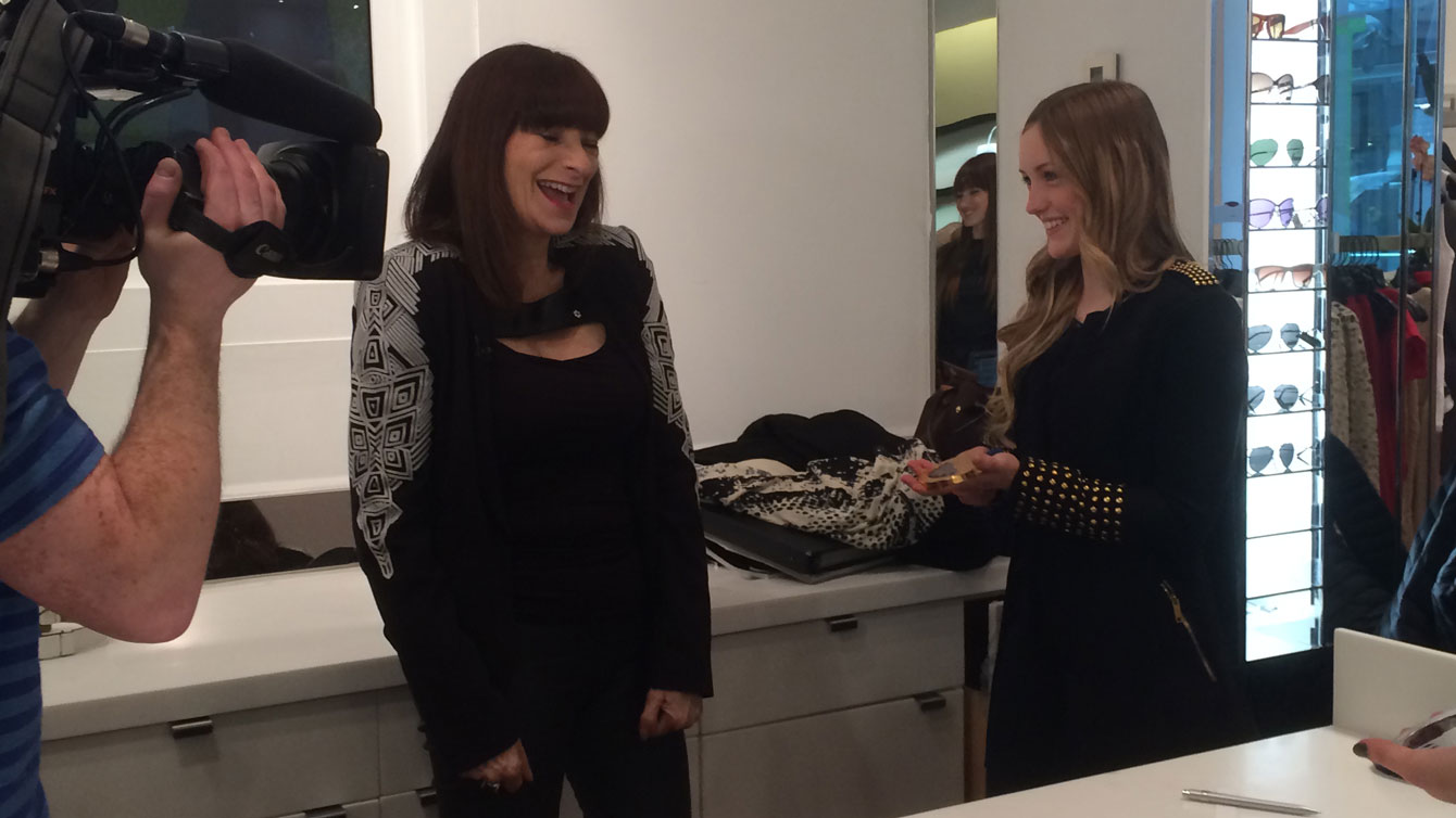 Beker melts at Justine's Olympic gold medal.