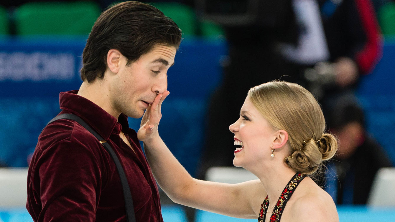 Canadian Olympians Kaitlyn Weaver and Andrew Poje competed in the 2011 NHK Trophy.
