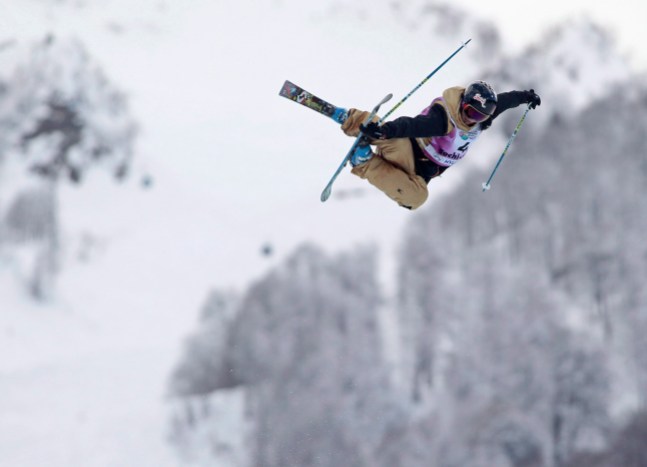 OLY test freestyle Sochi 20130213 Roz Groenewoud competing at Sochi 2014.