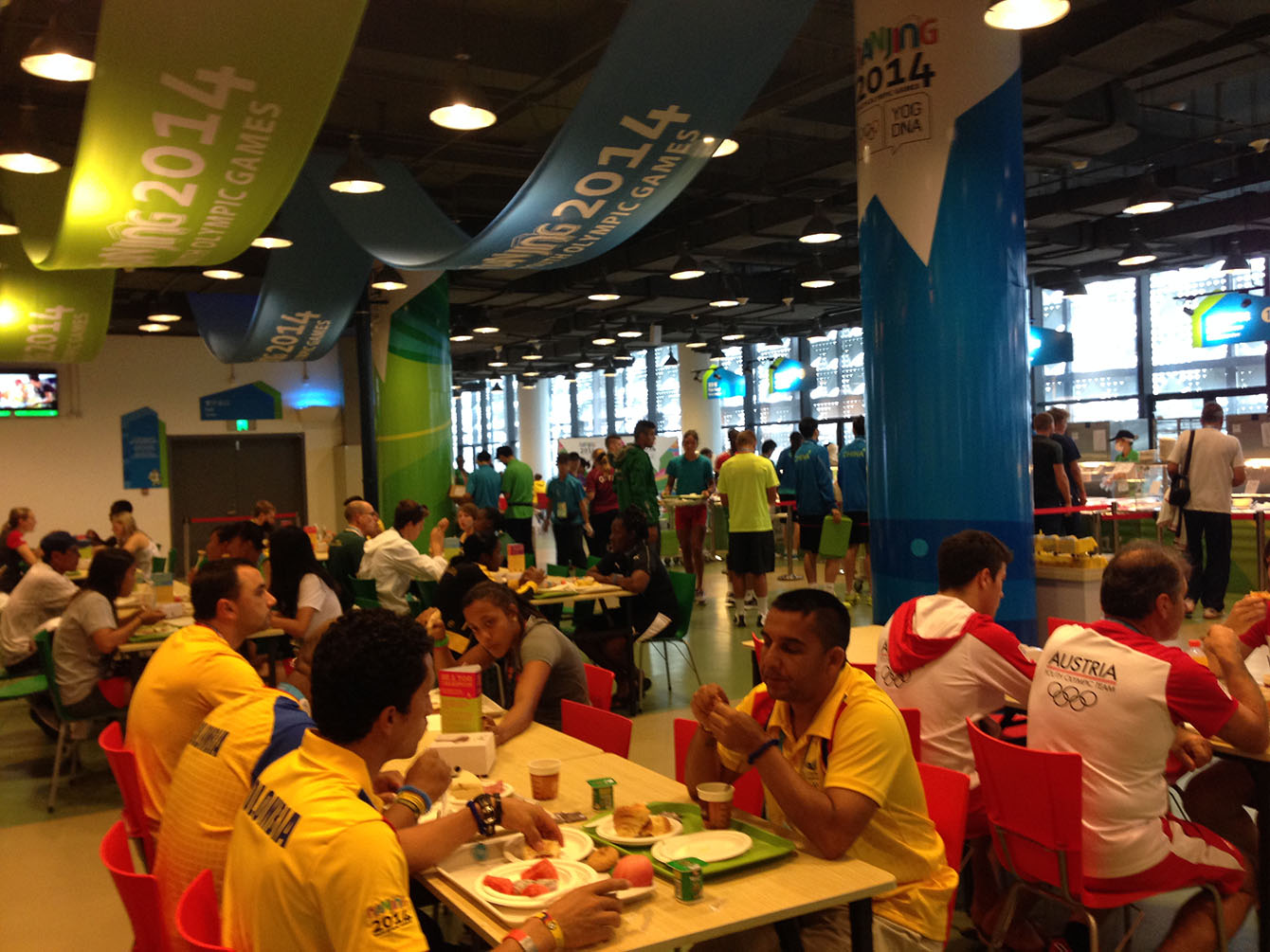 Inside the Dining Hall