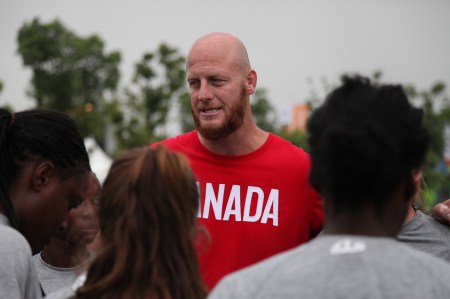 IMG_0545 Coach John Tait addresses his team