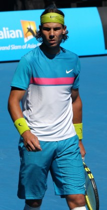 Rafael Nadal, 2009 Australian Open. Photo : Wikipédia