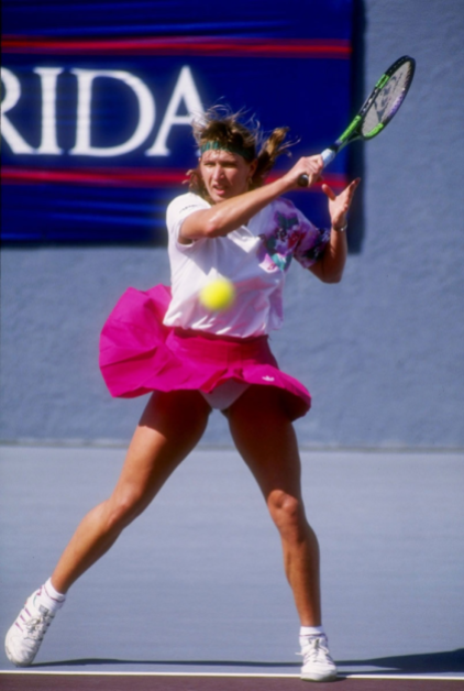 Steffi Graf. Photo: Scott Halleran / Allsport 1991