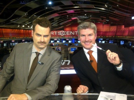1-jay-onrait-movember-mustache Jay Onrait & Dan O'Toole. Photo: http://bit.ly/1sM0FzB