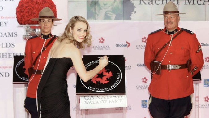 Rachel McAdams has starred in films such as The Notebook, Sherlock Holmes and About Time. Photo: canadaswalkoffame.com