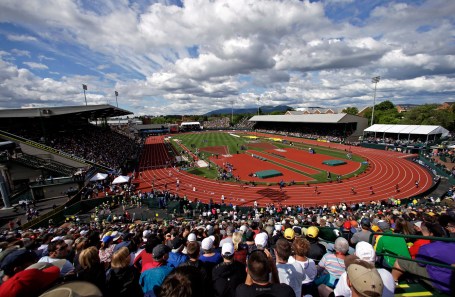 Hayward Field at the University of Oregon. Photo: CP
