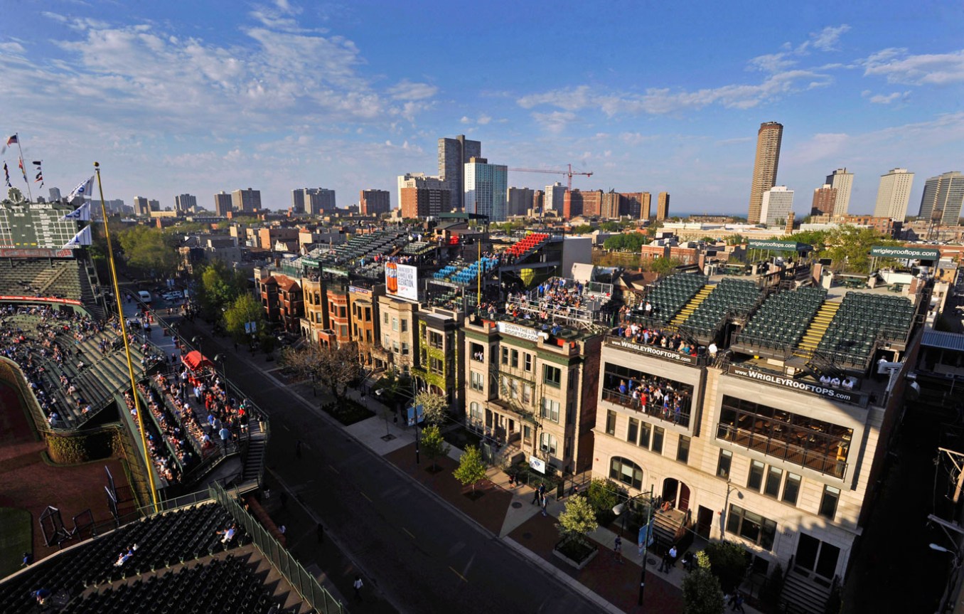 Wrigley Field and Wrigleyville. Photo: CP