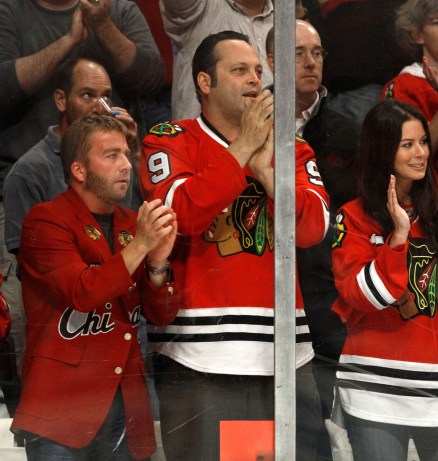 Vaughn is one of the biggest Blackhawk fans out there. Photo: CP