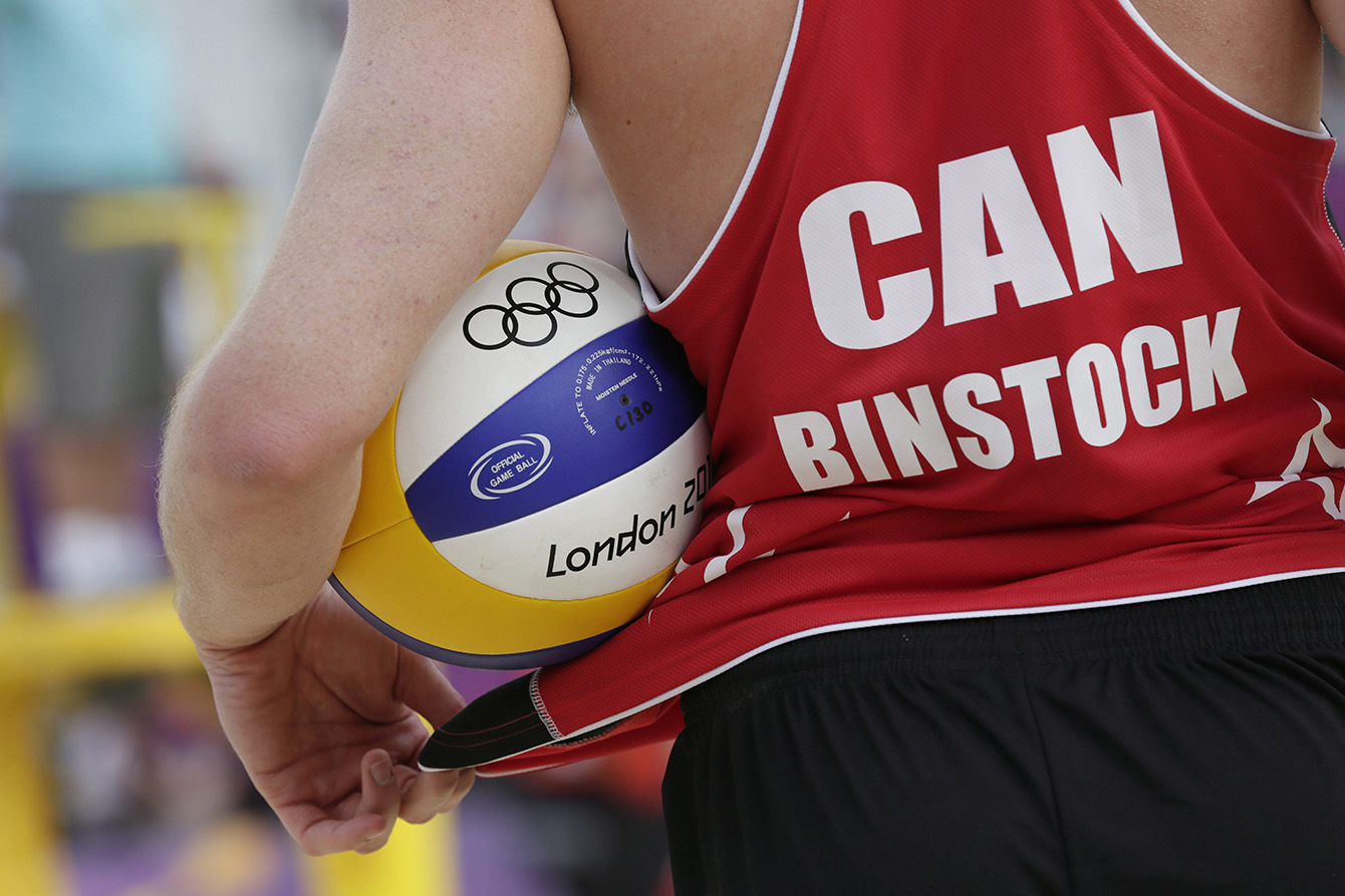 London Olympics Beach Volleyball Men Team Canada Official Olympic