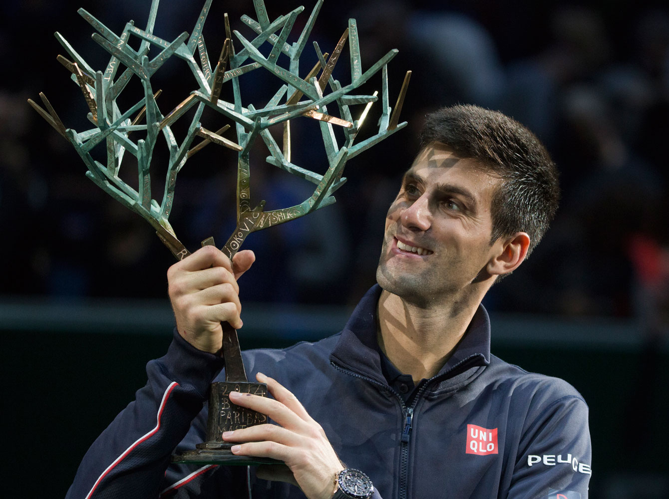 "I can be a majestic deer next Halloween" - Novak Djokovic might've said while lifting his Paris Masters trophy, but probably didn't. Djokovic, the world number one player, will be in a group with Stan Wawrinka, Tomas Berdych and Marin Cilic in the ATP Finals round robin. 
