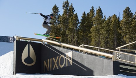 anouk Anouk Purnelle-Faniel competing at the 2014 Dew Tour. (Photo: Dew Tour - http://www.dewtour.com/actionsports/event/dew-tour-mountain-championships-breckenridge)
