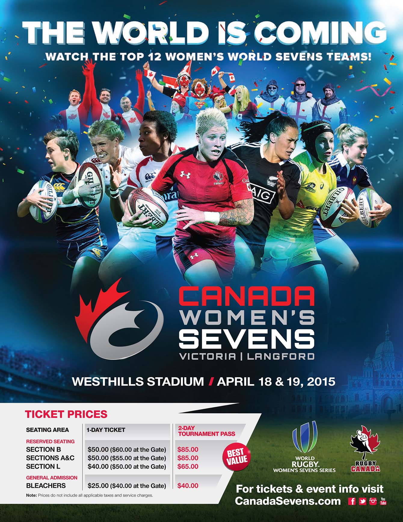 Firstever World Sevens Series in Canada could be home to Olympic