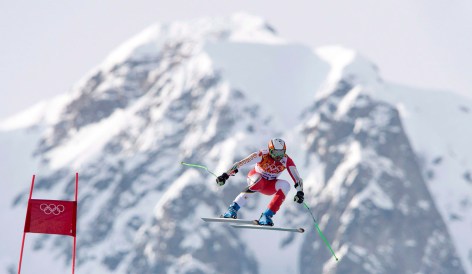 Jan Hudec during competition in Sochi.