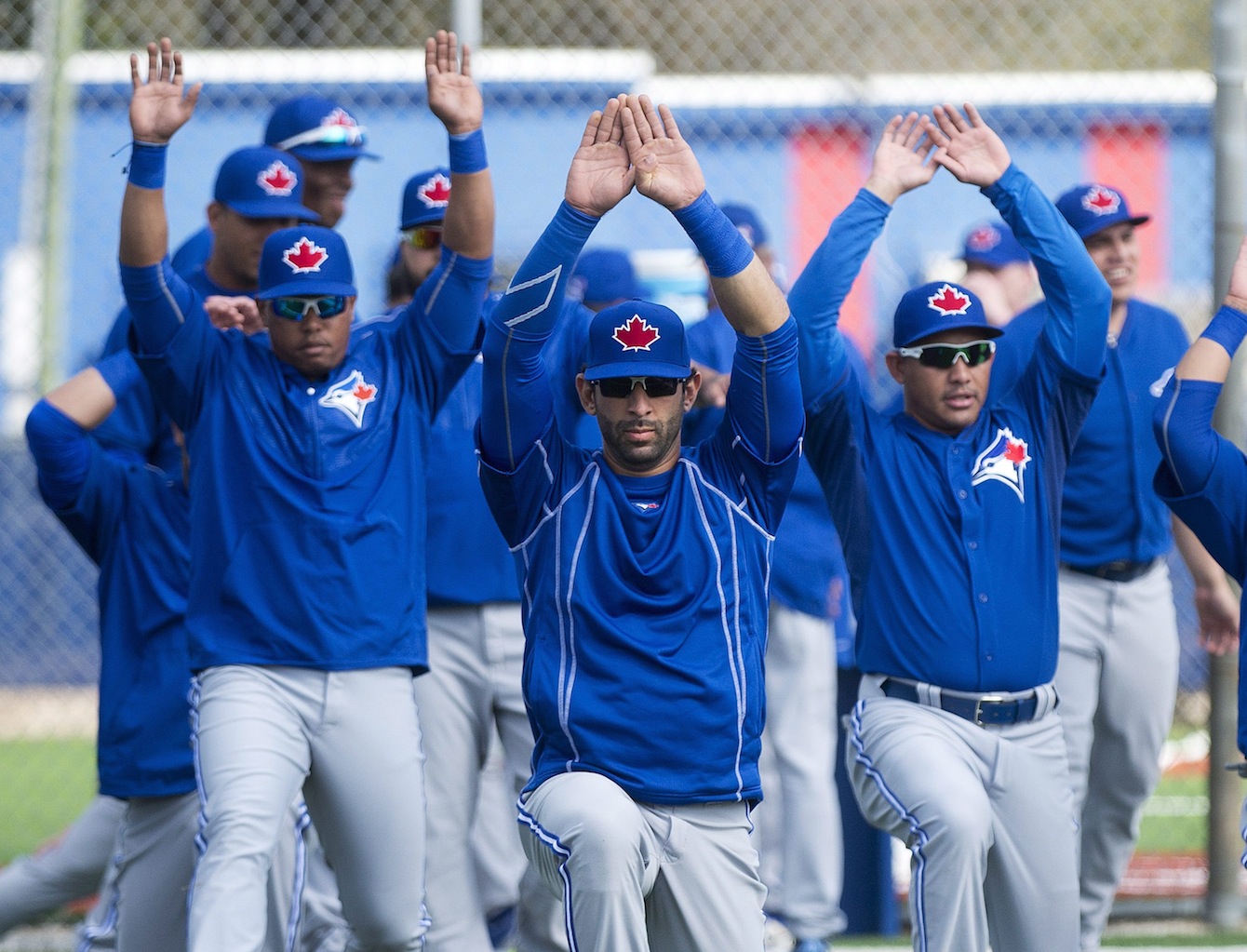 2015 Toronto Blue Jays spring training. (Photo: Canadian Press)