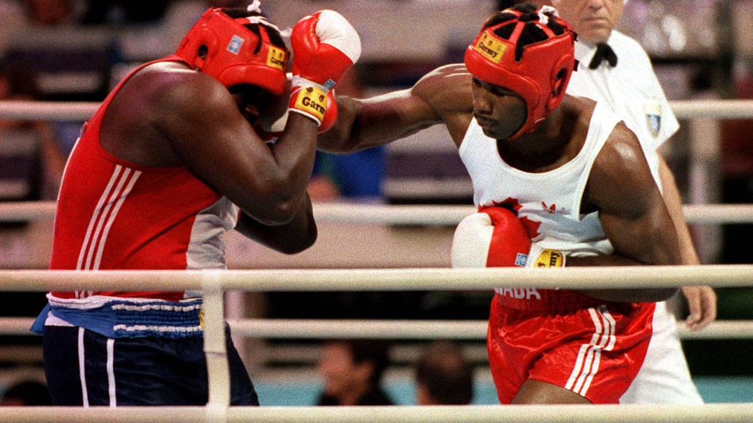 Lennox Lewis boxing