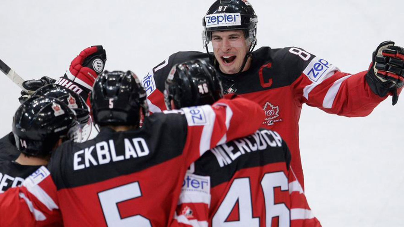 Crosby Enters 'Triple Gold' Club As Canada Routs Russia To Win
